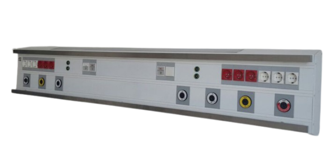 Koncare Horizontal Bed Head Unit For ICU With Light and Rail ELIF