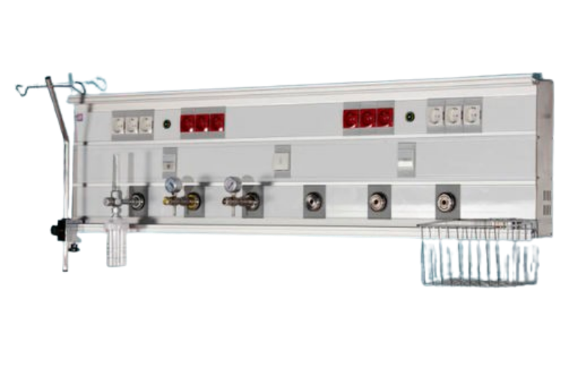 Koncare Horizontal Bed Head Unit For ICU With Integrated Rail EMIN